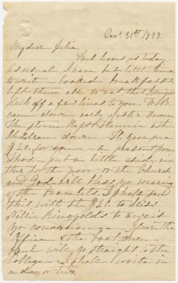 Anna M. Willson letter to Julia R. Willson