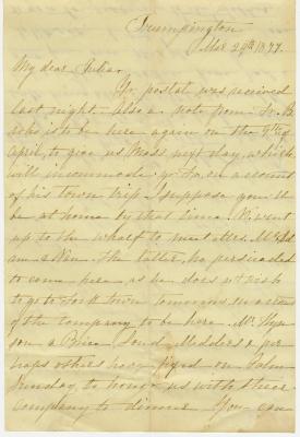 Anna M. Willson letter to Julia R. Willson