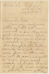 Anna M. Willson letter to Julia R. Willson