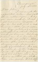 Anna M. Willson letter to Julia R. Willson