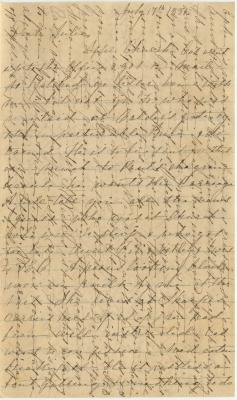 Anna M. Willson letter to Julia R. Willson at Baltimore