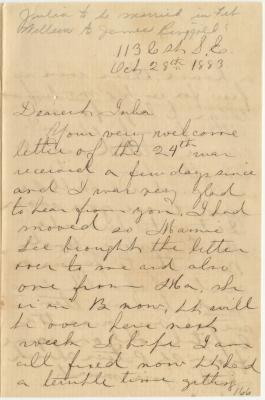 Anna M. Willson letter to Julia R. Willson