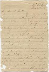 Julia R. Willson, at Mount St Agnes, letter to Anna M. Willson