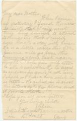 Julia R. Willson letter to Anna M. Willson
