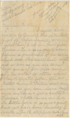 Julia Willson Ringgold letter to Anna M. Willson