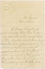 Julia R. Willson, at Mount St. Agnes, letter to Anna M. Willson