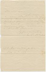 N.E. Willson letter to Anna M. Willson