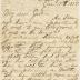 Horace Willson, at Trumpington, letter to Julia Willson