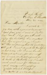 Paul Willson letter to Anna M. Willson