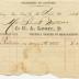 Bennett Willson's account balance statement to C.A. Leary’s store, Kent County