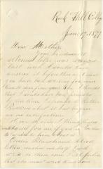 Paul Willson letter to Anna M. Willson