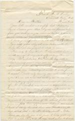 Paul Willson letter to Anna M. Willson