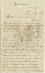 Paul Willson letter to Anna M. Willson