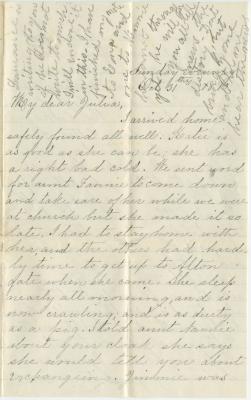 Notley O. Willson letter to Anna M. Willson