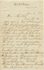 Paul Willson letter to Anna M. Willson