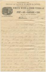 M. Woolf at Philadelphia letter regarding a vacation