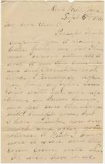 E. H. W. Camp at Rock Hall, MD letter
