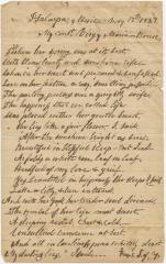 Poem and note to Maria Barroe