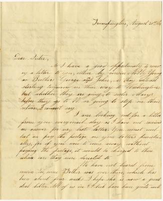 D. Carroll Willson letter to Martha N. Willson, at Washington, D.C.