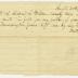 Receipt from R. B. Willson to M. N. Willson for $23.42 in part of oats crops left in their father's will