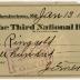 Check from J. Ernest Willson to J. R. Ringgold for “rent of shore”