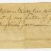Receipts from A. H. Willson for portion of wheat left in father's will