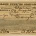 Receipt from Adams Express Co. to Jas. Ringgold for box marked George Deeth, Washington D.C.