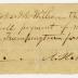 Receipts from A. H. Willson for portion of wheat left in father's will