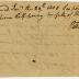 Receipt from Peter Arnold for weaving cotton, linen and linsey