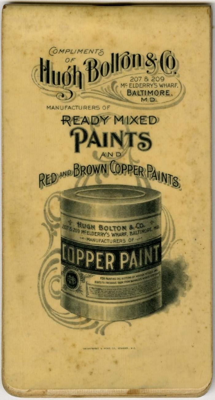 Gunning notebook of J. Ernest Willson