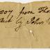 Receipt from John Urie for mending grain cradles