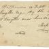 Receipt from Richard Benson